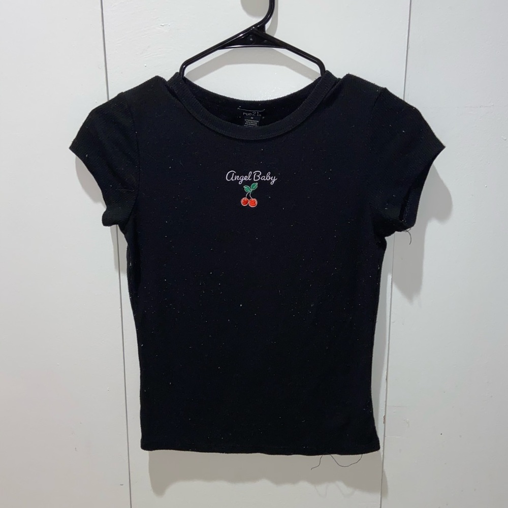 Vintage style Angel Baby Crop Shirt